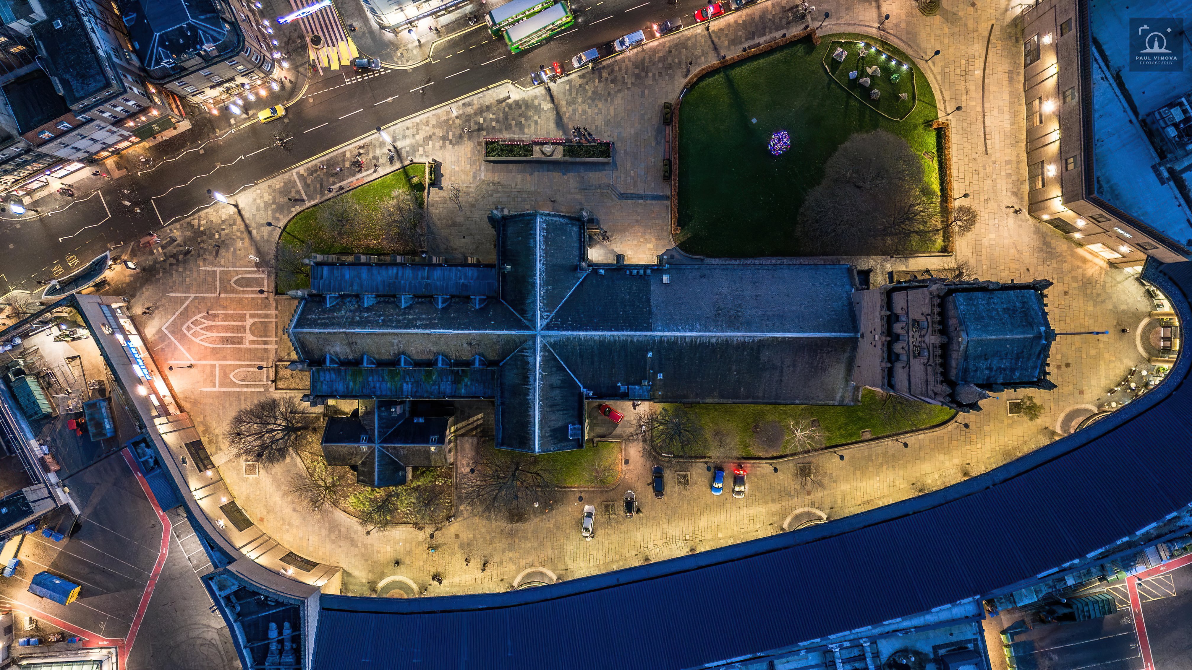 St. Mary's Church Drone