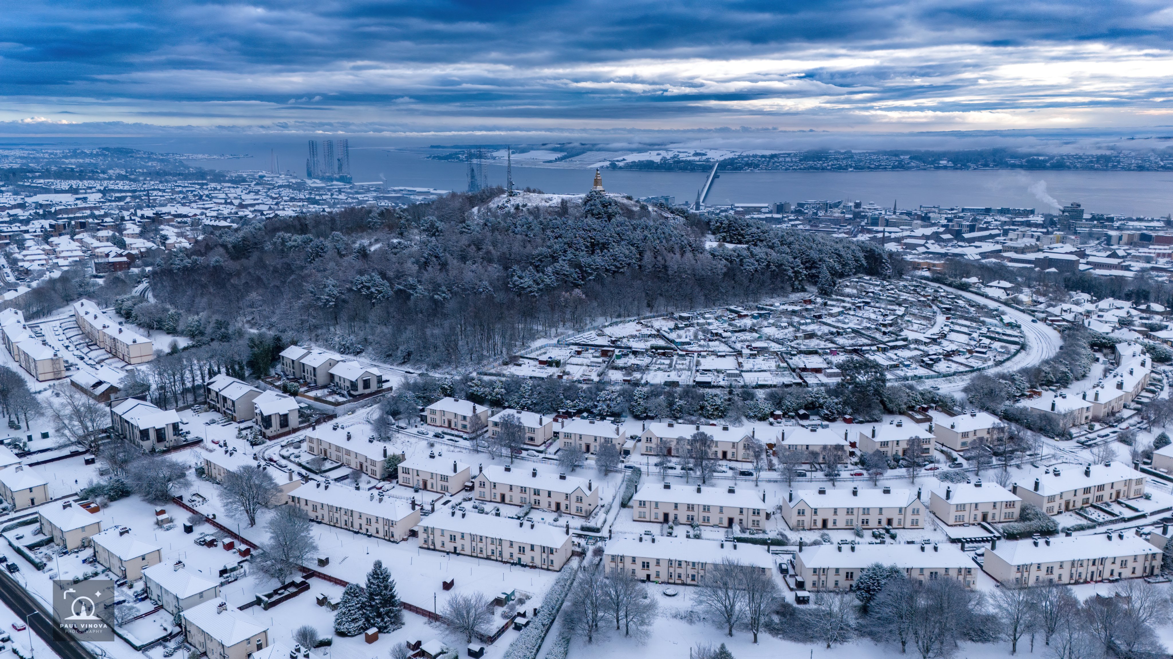 Dundee Law Snow